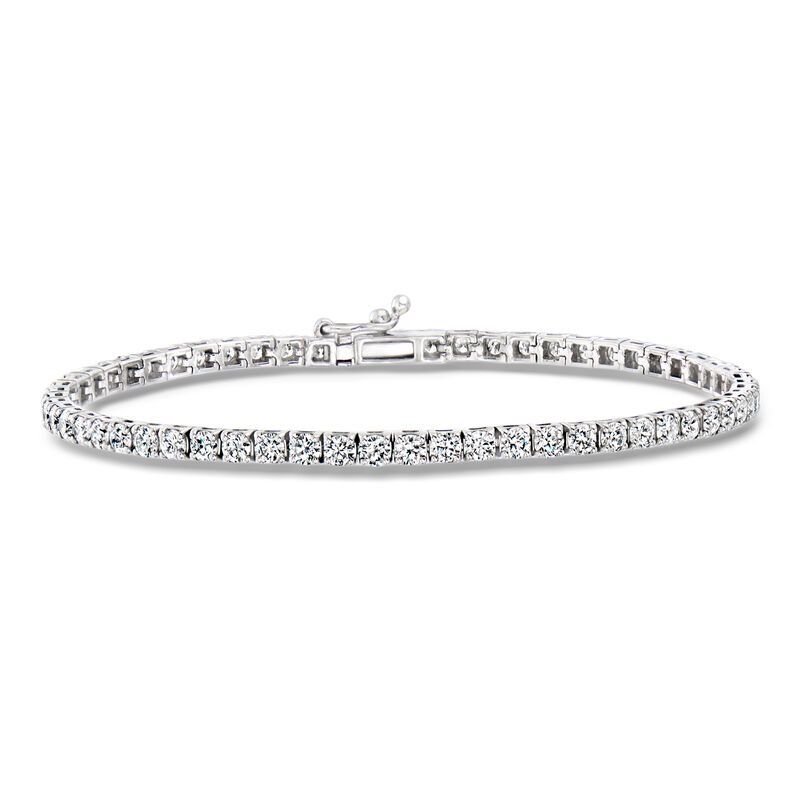 5.00 ct. t.w. Lab-Grown Diamond Tennis Bracelet in Platinum image number 0