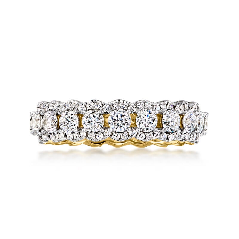 2.00 ct. t.w. Diamond Eternity Band in 14kt Yellow Gold image number 0