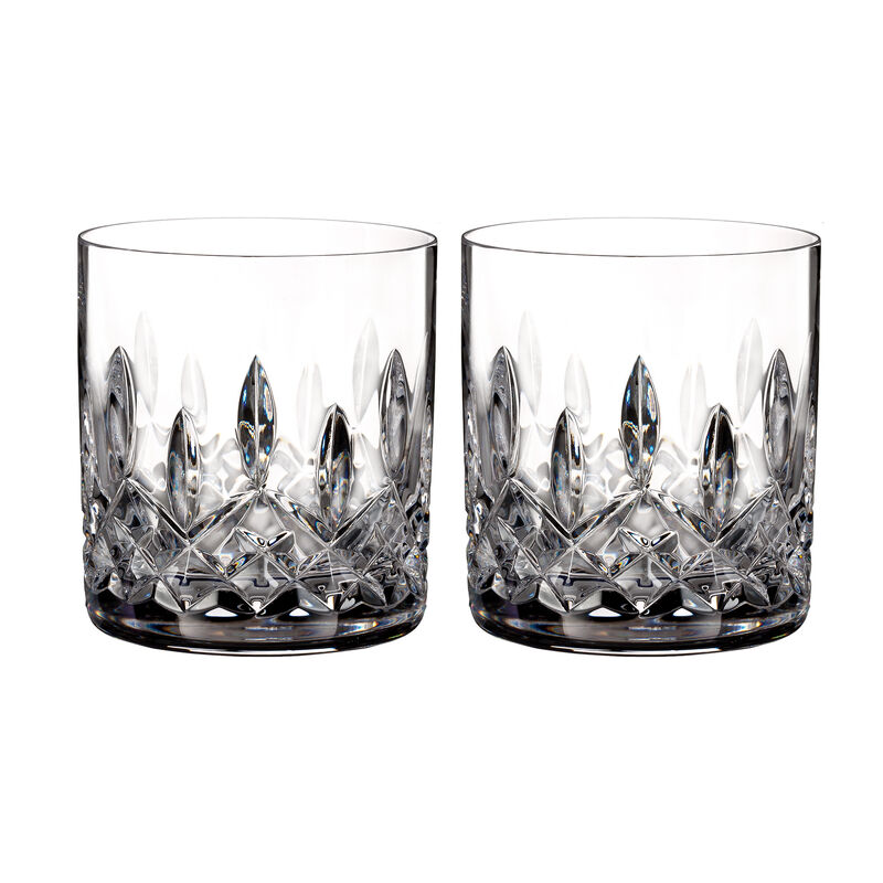 Waterford Crystal &quot;Lismore Connoisseur&quot; Set of 2 Straight-Sided Tumbler Glasses image number 0