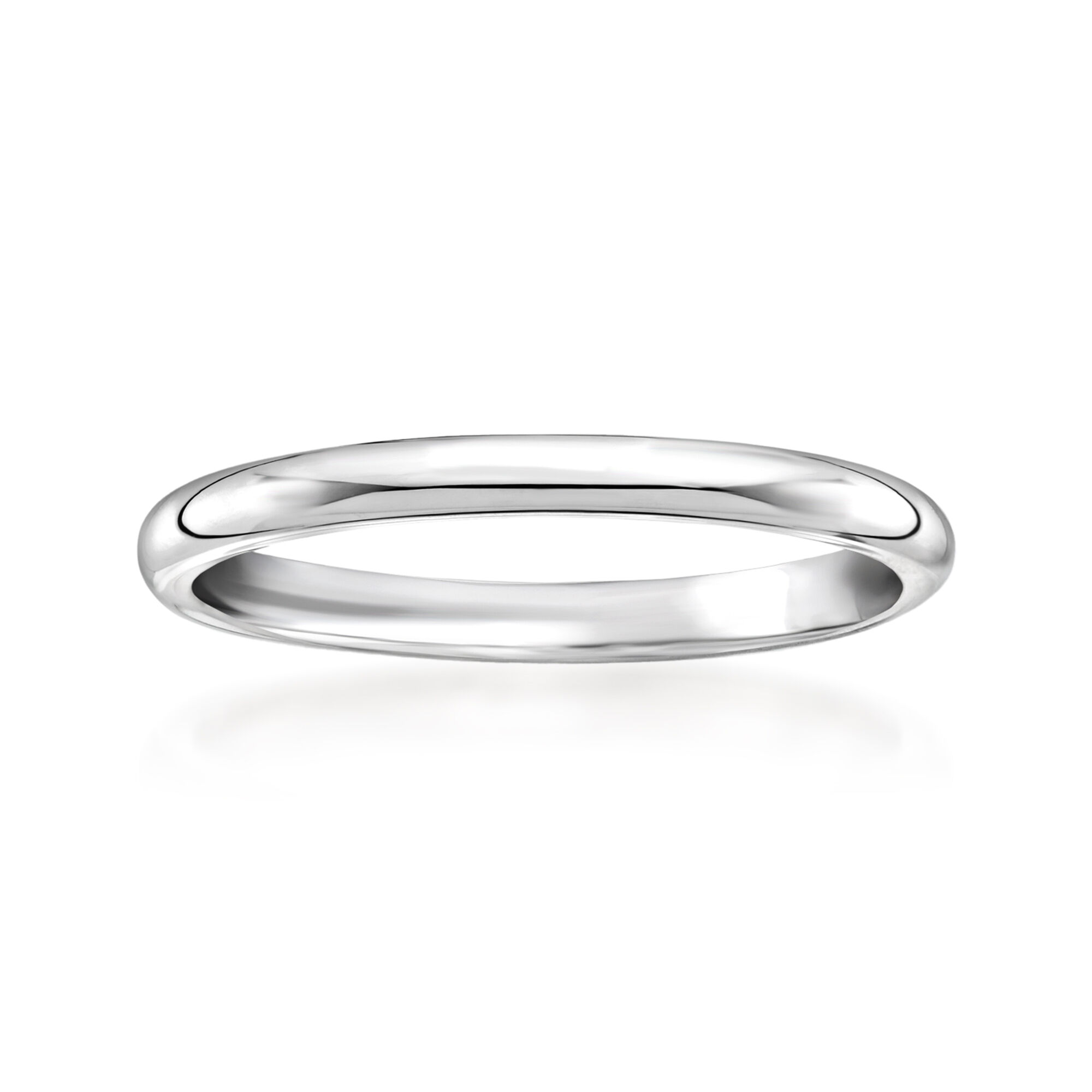 Women's 2mm Platinum Band | Ross Simons