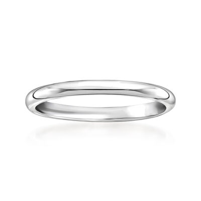 Women's 2mm Platinum Band