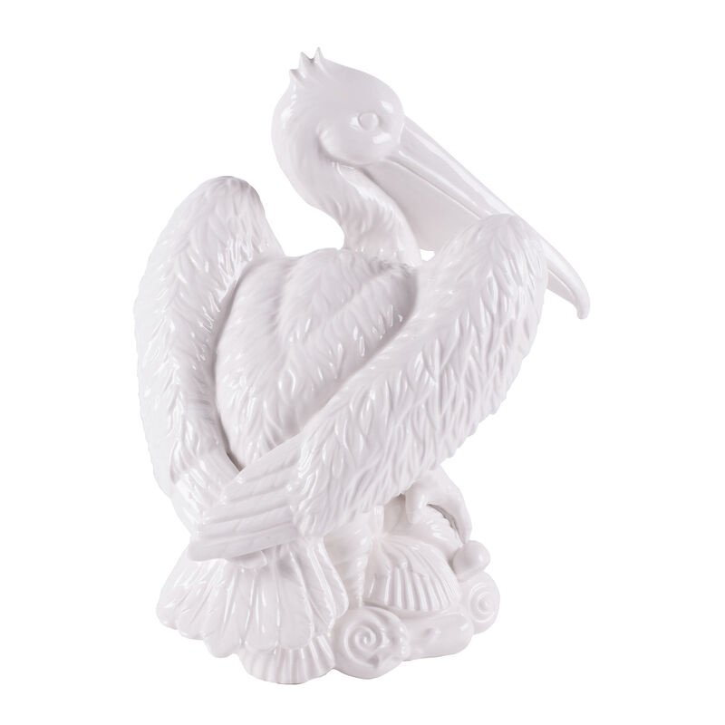 Fitz and Floyd &quot;Cape Coral&quot; Pelican Figurine image number 1