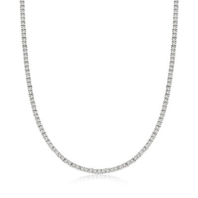 3.00 ct. t.w. Diamond Tennis Necklace in Sterling Silver
