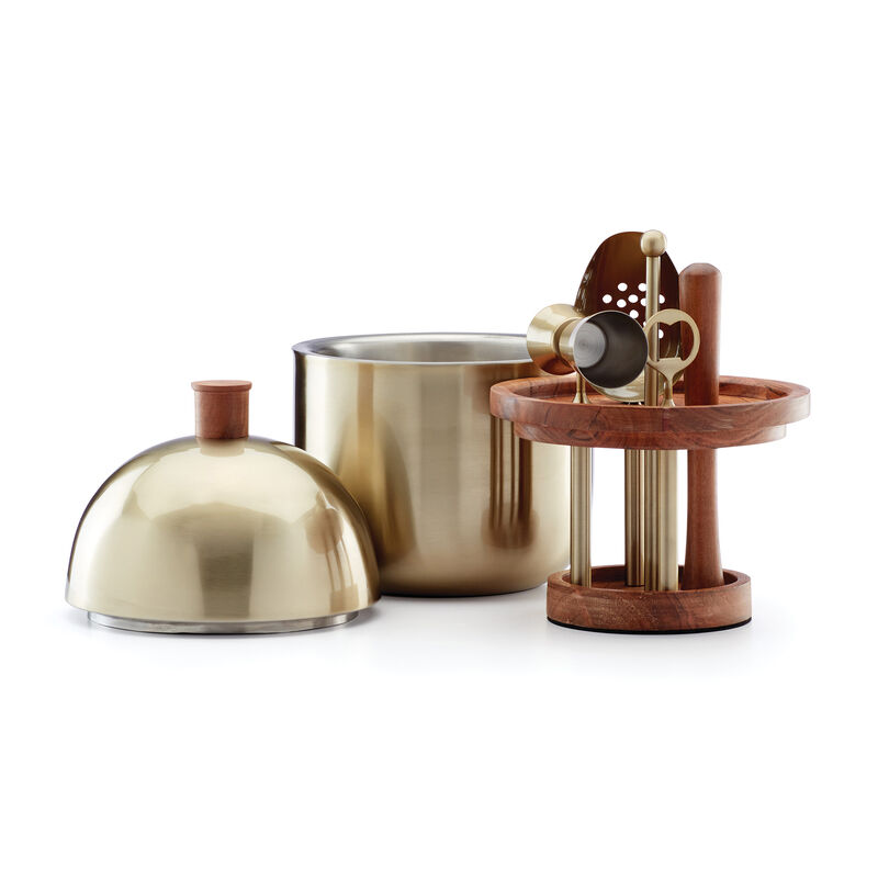 Lenox &quot;Cocktail Party&quot; 5-pc. Gold-Plated Stainless Steel Bar Tool Set image number 0