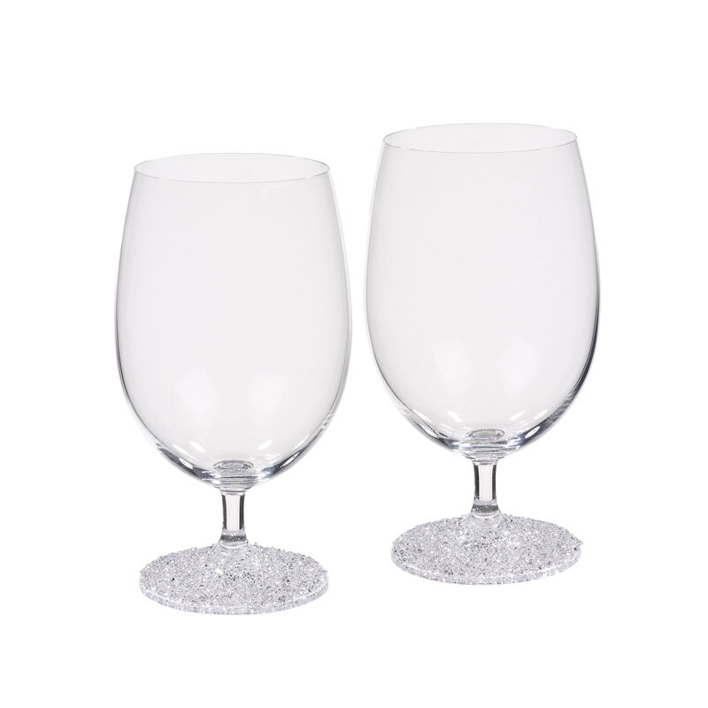 &quot;Ice Crystal&quot; Set of 2 Beverage Glasses image number 0