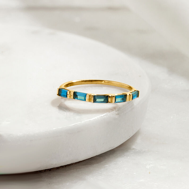 .40 ct. t.w. London Blue Topaz Ring in 14kt Yellow Gold image number 3