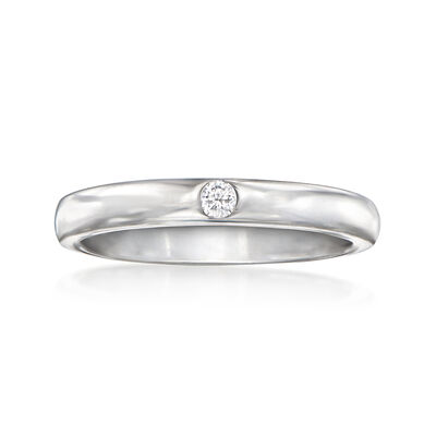 Diamond Ring in Sterling Silver