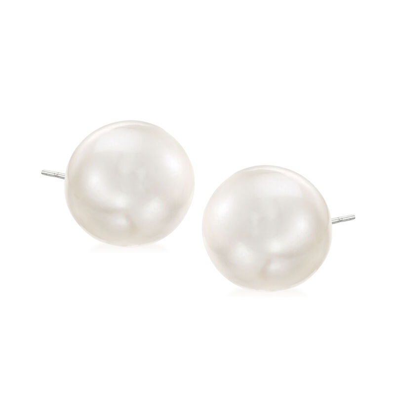 9-9.5mm Multicolored Cultured Pearl and 3.80 ct. t.w. CZ Jewelry Set: Four Pairs of Stud Earrings in Sterling Silver image number 7