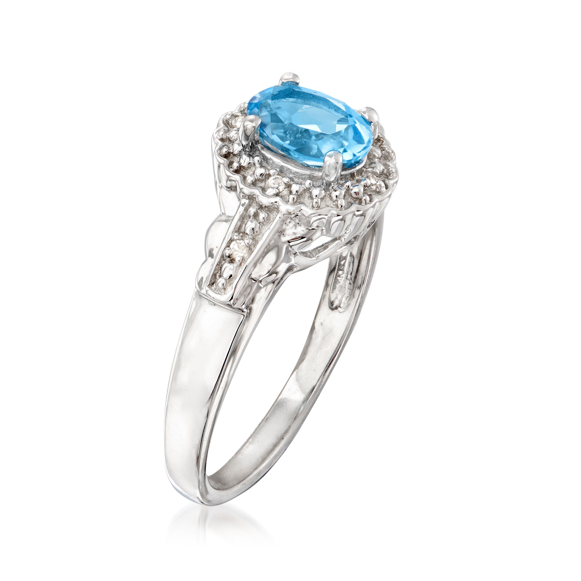 アクセサリー BLUE SALT 2.78 ct. t.w. Swiss Blue and White Topaz Jewelry Set
