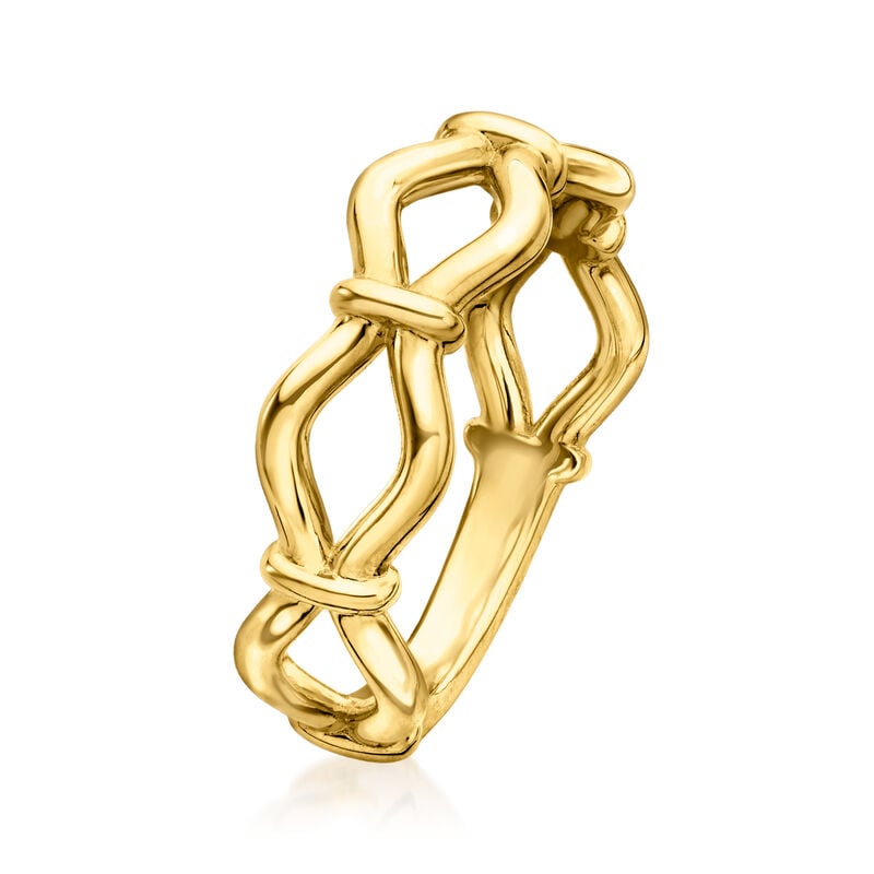 18kt Gold Vermeil Open-Loop Ring image number 2