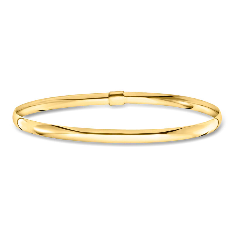 Italian 14kt Yellow Gold Bangle Bracelet image number 0