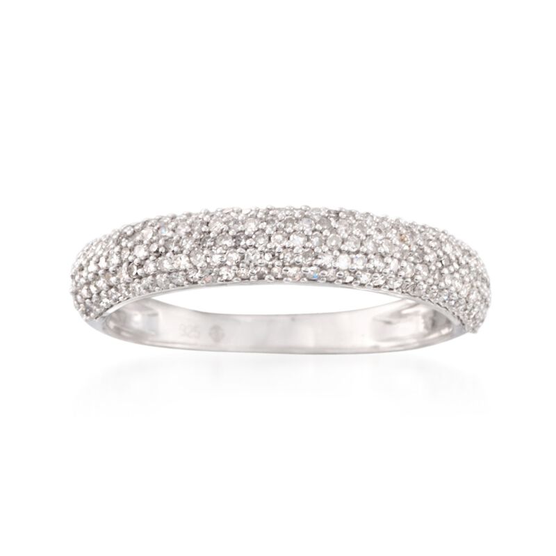 .50 ct. t.w. Pave Diamond Ring in Sterling Silver image number 0