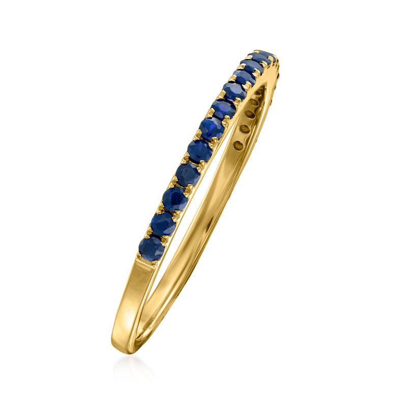 .30 ct. t.w. Sapphire Ring in 14kt Yellow Gold. Size 5 image number 1