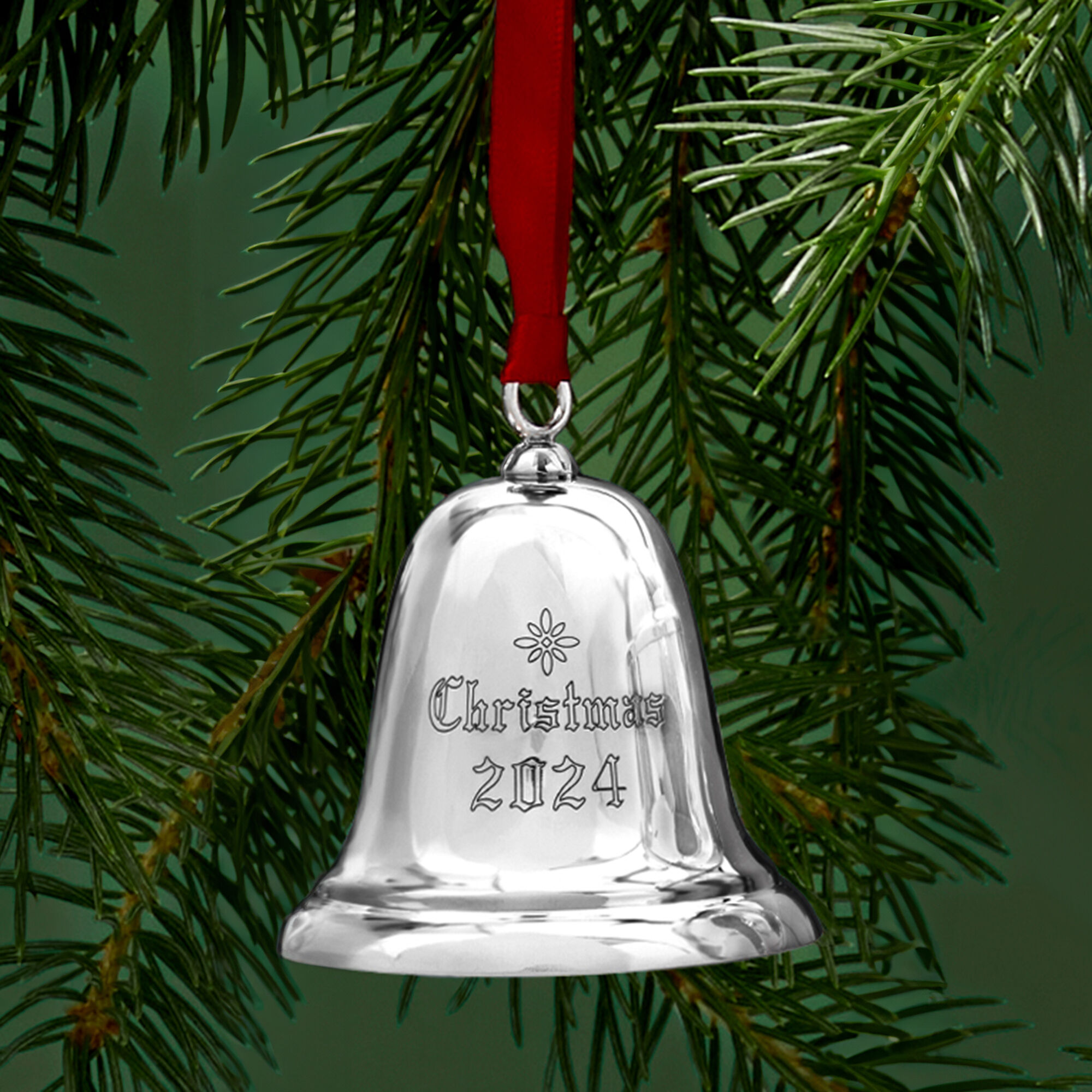 Reed Barton 2024 Sterling Silver Annual Christmas Bell Ornament 40th Edition