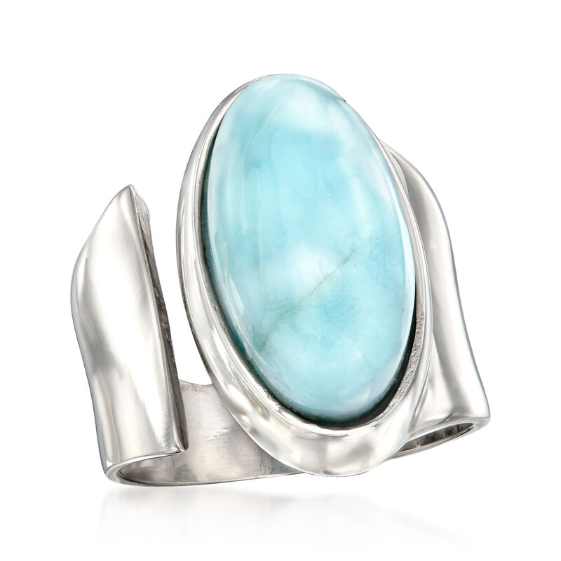 Larimar Wrap Ring in Sterling Silver image number 3