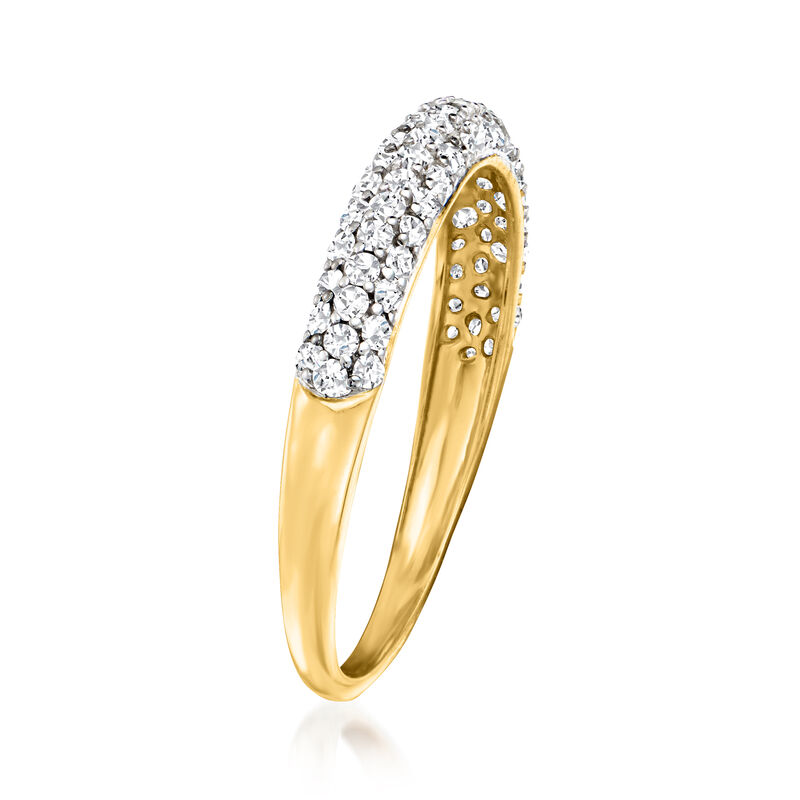 .50 ct. t.w. Pave Diamond Ring in 14kt Yellow Gold image number 2