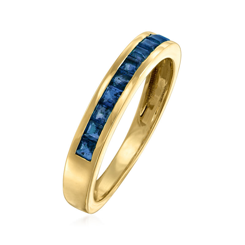 .70 ct. t.w. Sapphire Ring in 14kt Yellow Gold image number 2