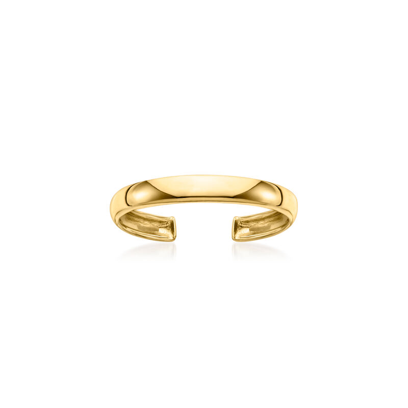 10kt Yellow Gold Polished Toe Ring  image number 0