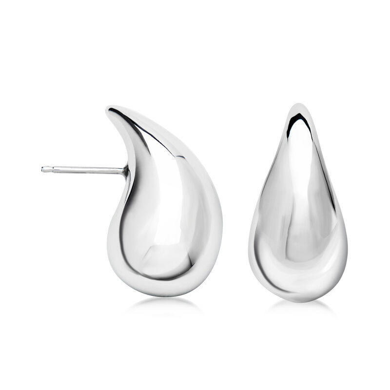 Sterling Silver Teardrop Earrings  image number 0