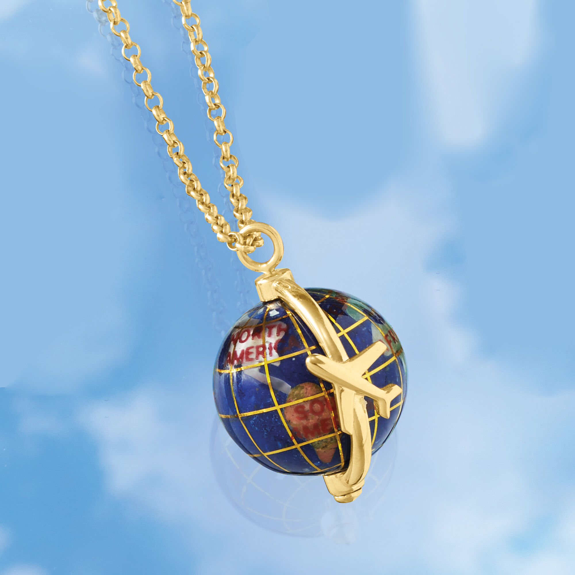 World pendant necklace online