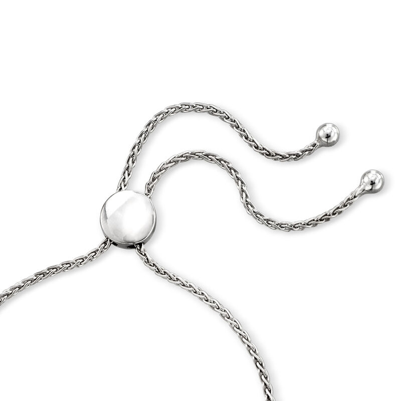 .30 ct. t.w. Diamond Butterfly Bolo Bracelet in Sterling Silver  image number 2