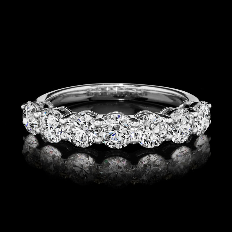 2.00 ct. t.w. Lab-Grown Diamond Seven-Stone Ring in 14kt White Gold image number 2