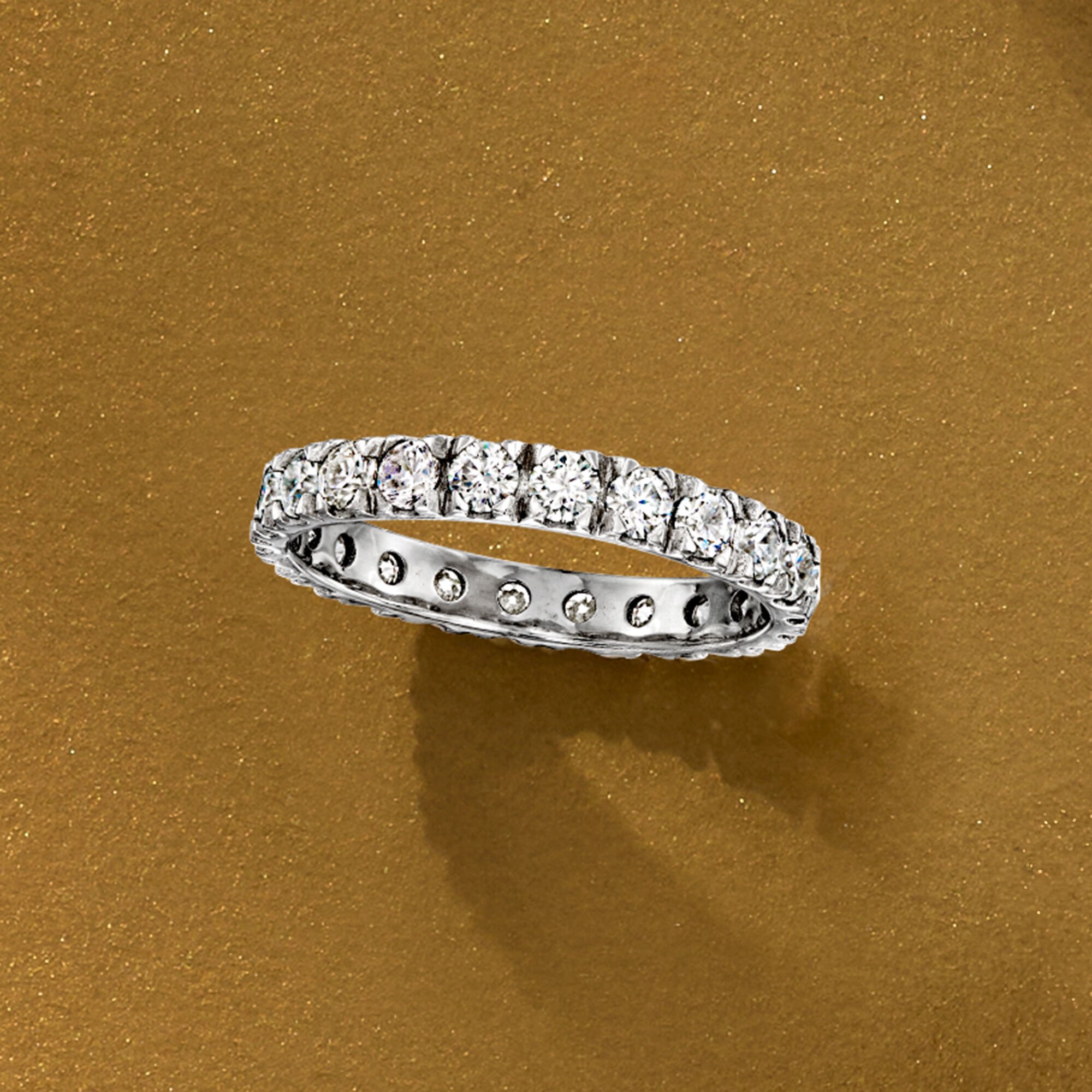 1.10 ct. t.w. Moissanite Eternity Band in Sterling Silver