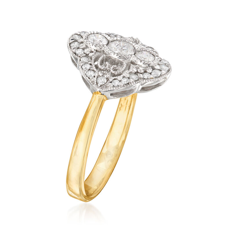 .54 ct. t.w. Diamond Ring in 14kt Two-Tone Gold image number 2
