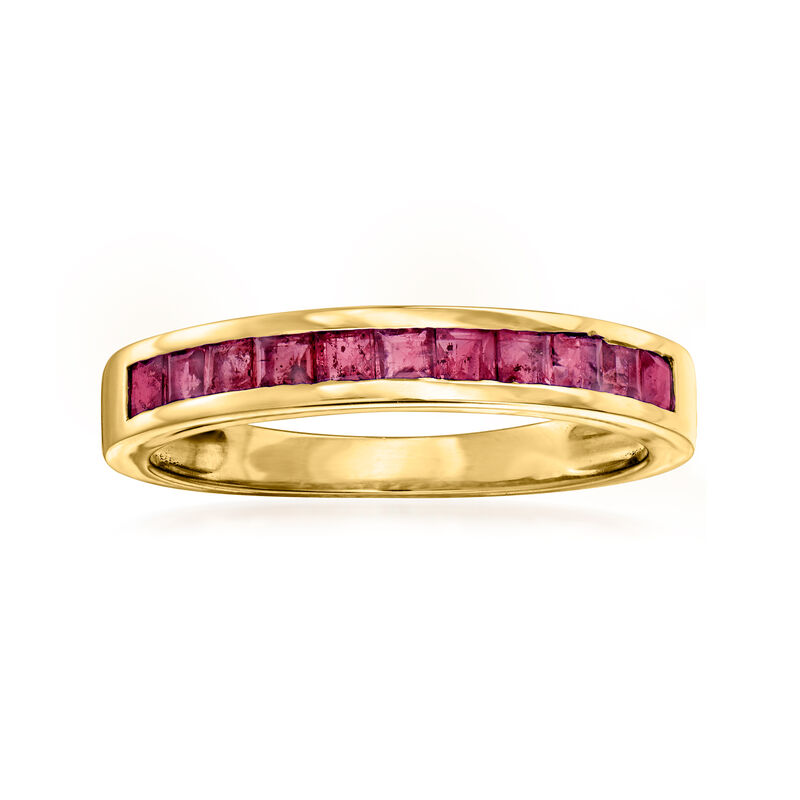 .70 ct. t.w. Ruby Ring in 14kt Yellow Gold image number 0