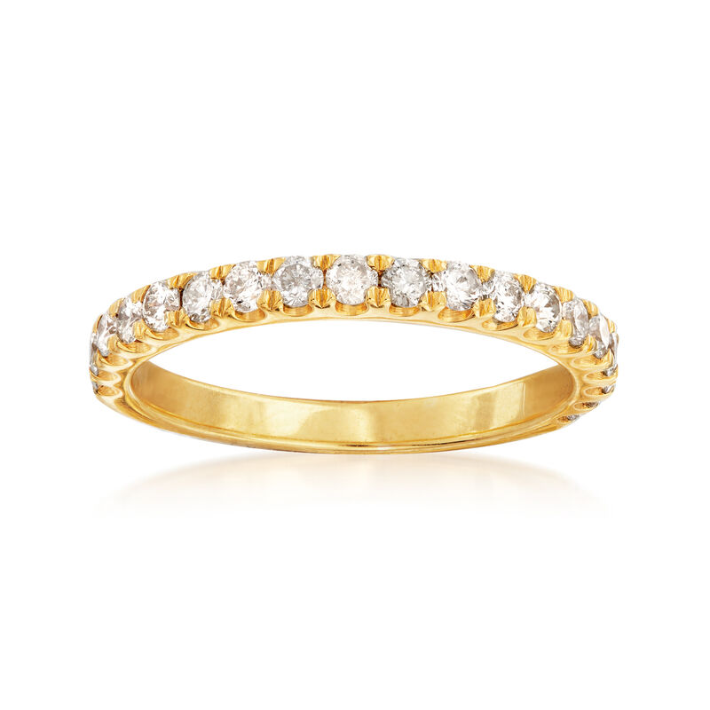 .60 ct. t.w. Diamond Ring in 18kt Gold Over Sterling image number 0