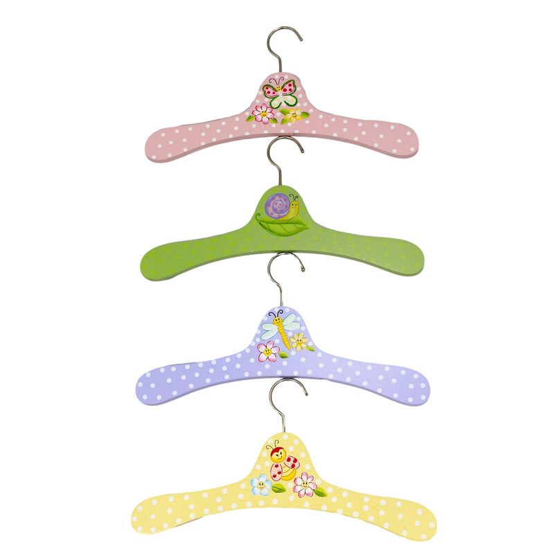 Fantasy Fields &quot;Magic Garden&quot; Child's Wooden Valet Rack with 4 Hangers image number 5