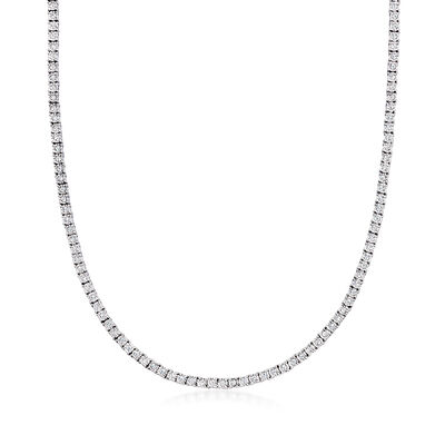 2.00 ct. t.w. Lab-Grown Diamond Tennis Necklace in Sterling Silver