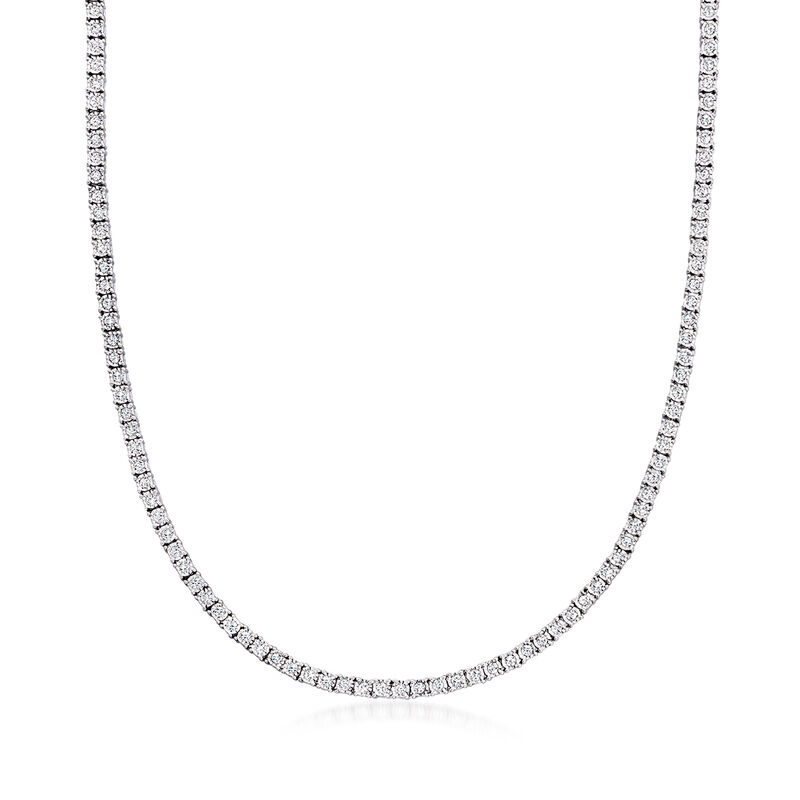 2.00 ct. t.w. Lab-Grown Diamond Tennis Necklace in Sterling Silver image number 0