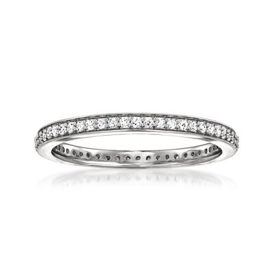.25 ct. t.w. Lab-Grown Diamond Eternity Band in Sterling Silver
