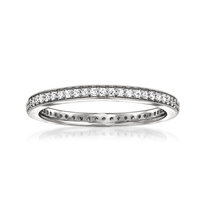 .25 ct. t.w. Lab-Grown Diamond Eternity Band in Sterling Silver image number 0