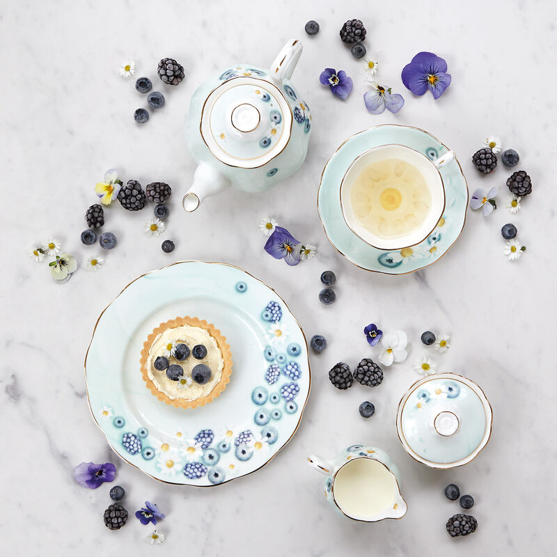 Royal Albert &quot;Alpha Foodie&quot; 3-Piece Tea Set in Turquoise image number 4