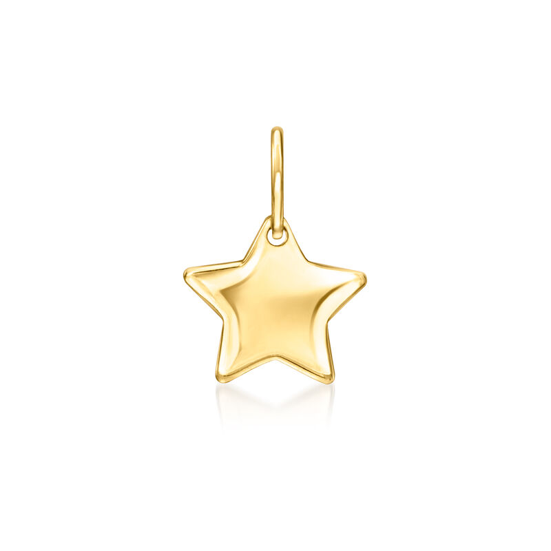 Italian 10kt Yellow Gold Petite Star Pendant  image number 0