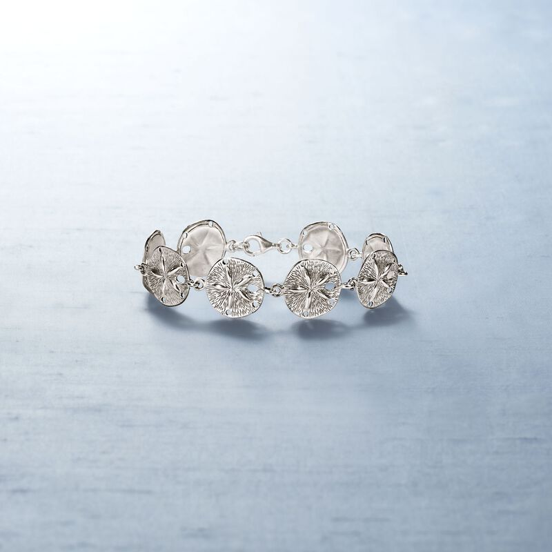 Sterling Silver Sand Dollar Bracelet image number 2