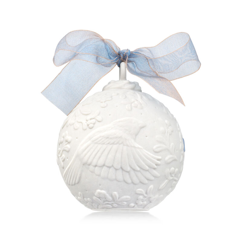 Lladro 2026 Annual Porcelain Christmas Ball Ornament image number 1
