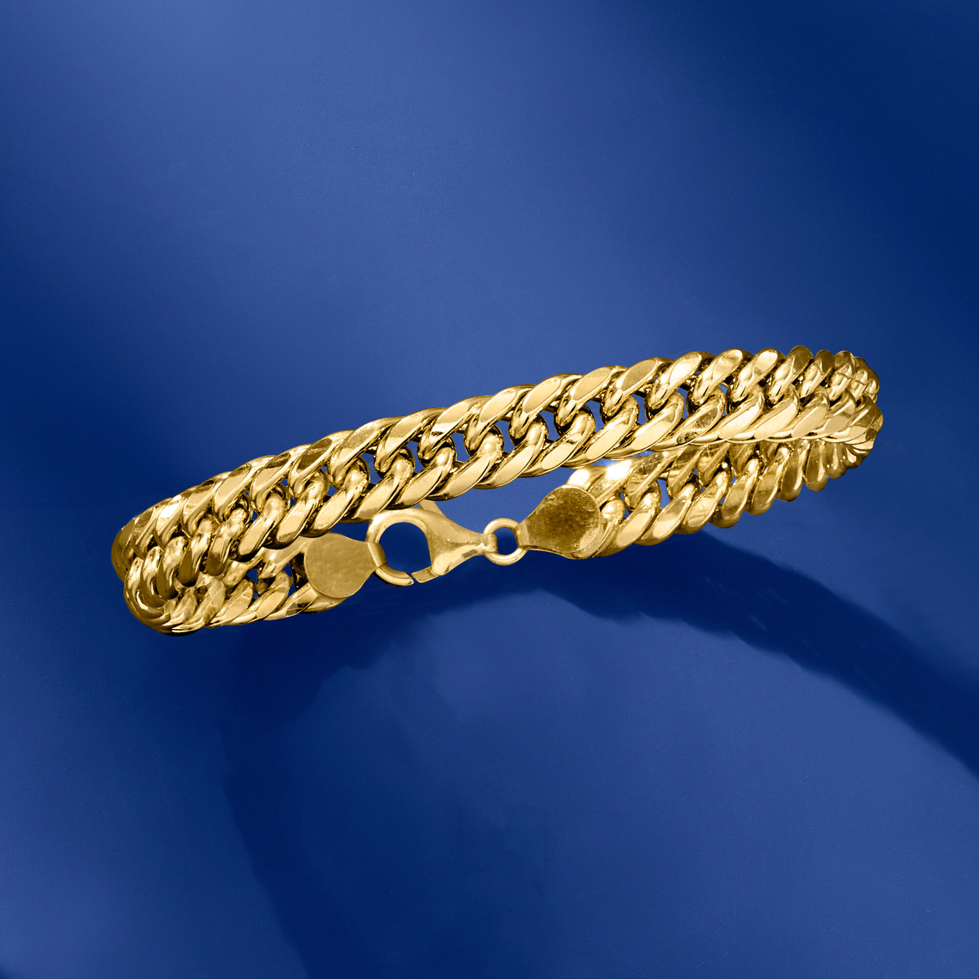 Italian 18kt Yellow Gold Cuban-Link Bracelet | Ross Simons
