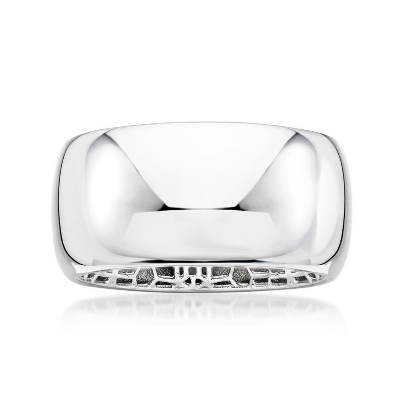 Italian Sterling Silver Wide Dome Ring image number 0