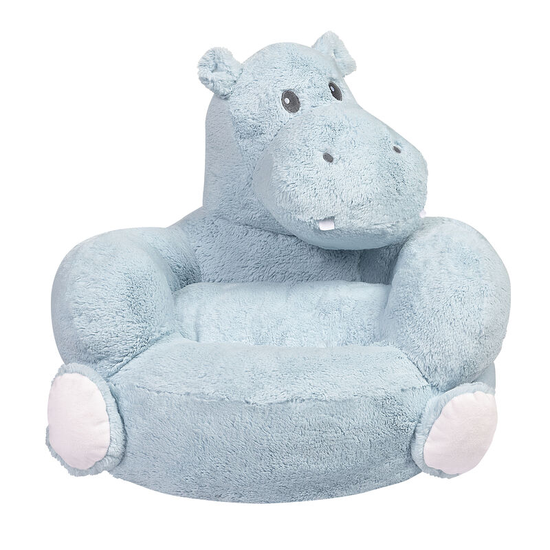 Children's Plush Hippo Chair image number 1