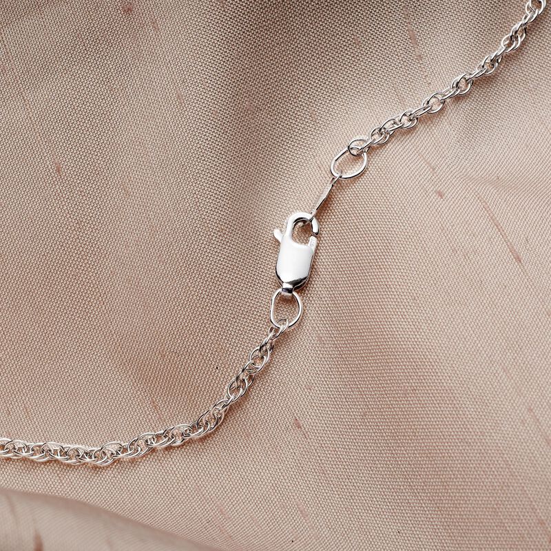 Men's Sterling Silver Lord's Prayer Reversible Cross Pendant Necklace. 22&quot; image number 3