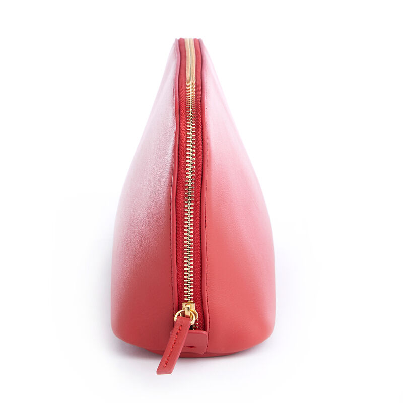 Royce Red Leather Cosmetic Bag image number 2
