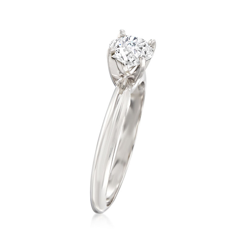 .70 Carat Certified Diamond Solitaire Ring in 14kt White Gold image number 2