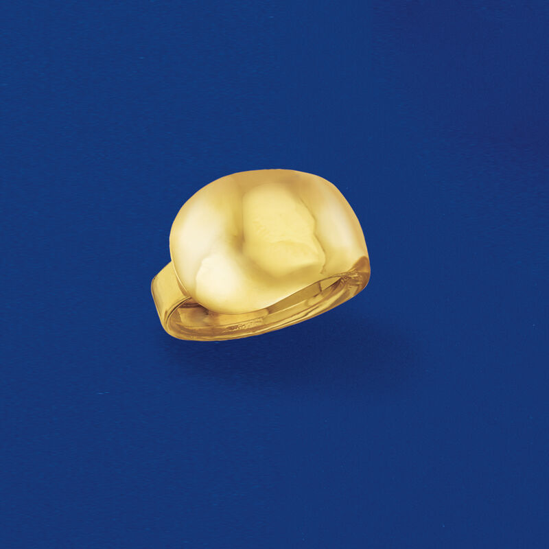 Italian 18kt Yellow Gold Ring image number 4