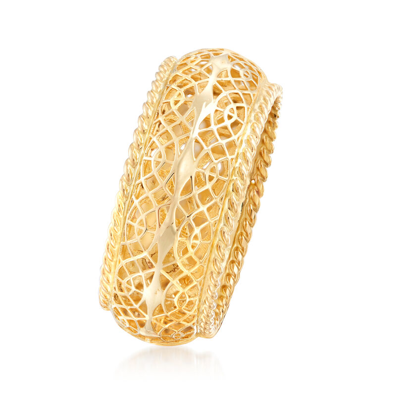 14kt Yellow Gold Openwork Ring image number 2