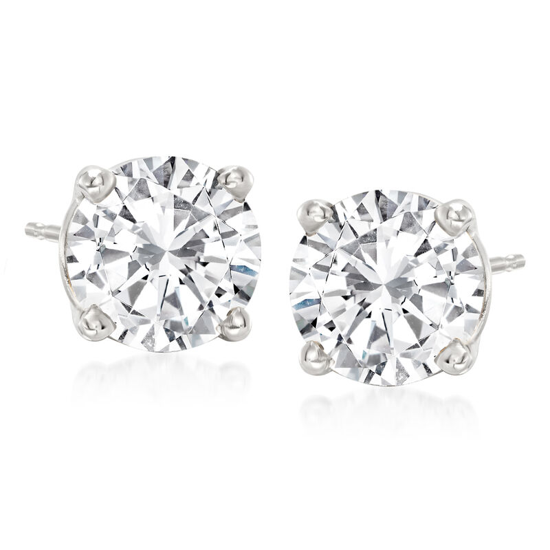 3.00 ct. t.w. Diamond Stud Earrings in Platinum image number 0