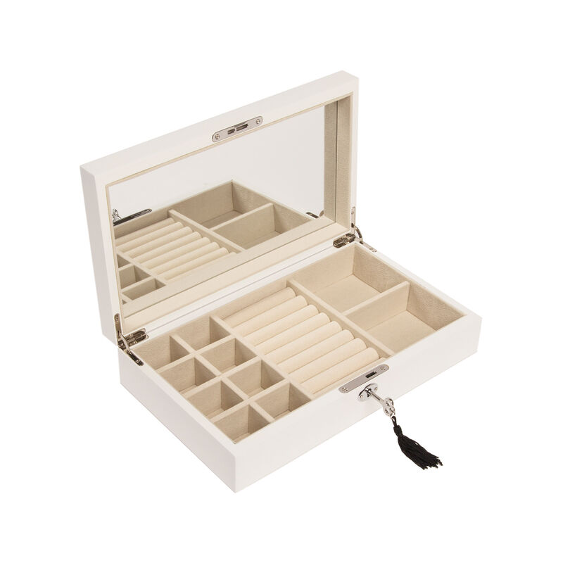 Brouk & Co. White Lacquer Jewelry Box image number 0