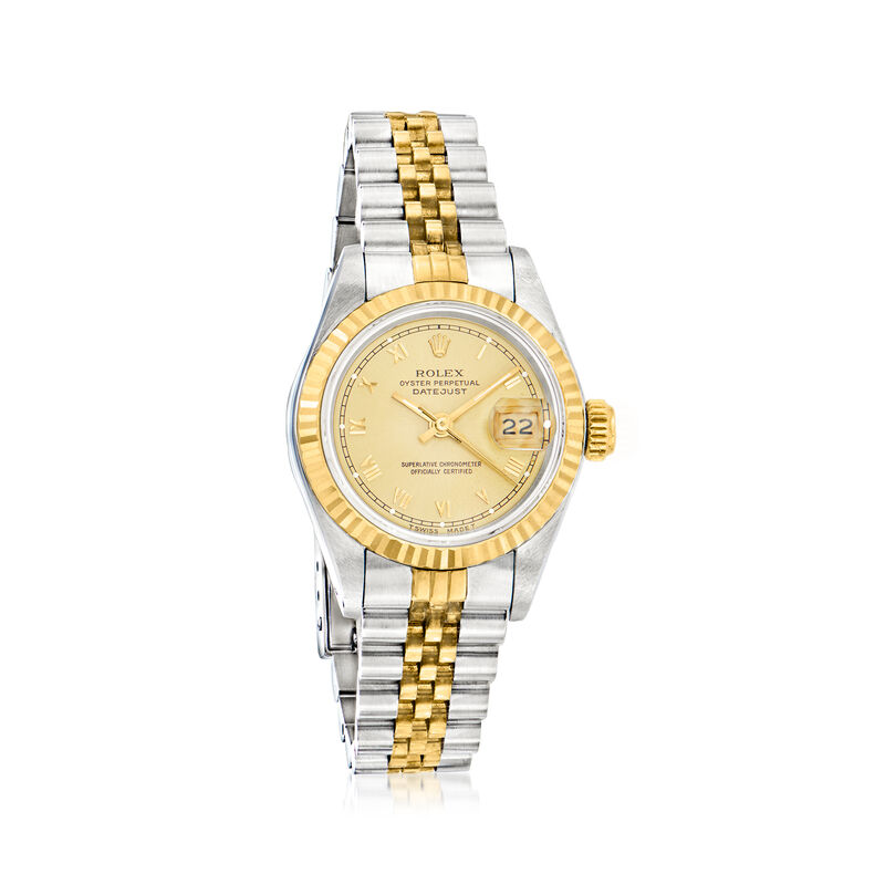 Pre-Owned Rolex Datejust Women's 26mm Stainless Steel and 18kt Yellow Gold Watch image number 0